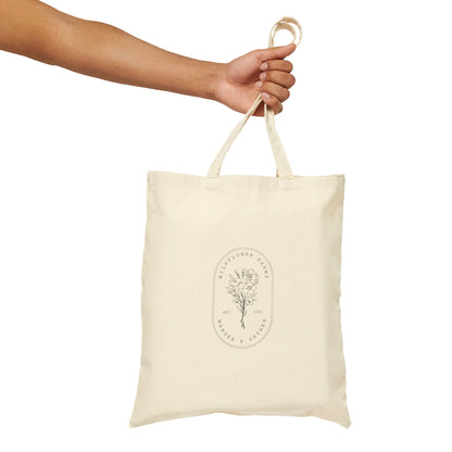 Wildflower Farms Logo Canvas Tote Bag