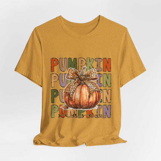 Cute Colorful Pumpkin Fall Tee