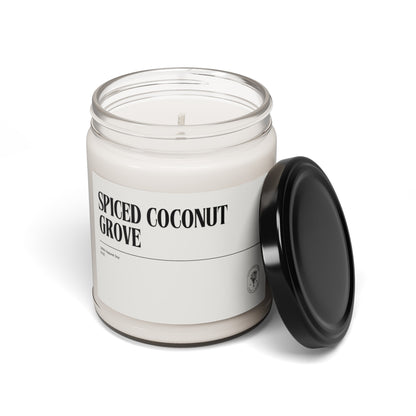 Spiced Coconut Grove Soy Candle, 9oz