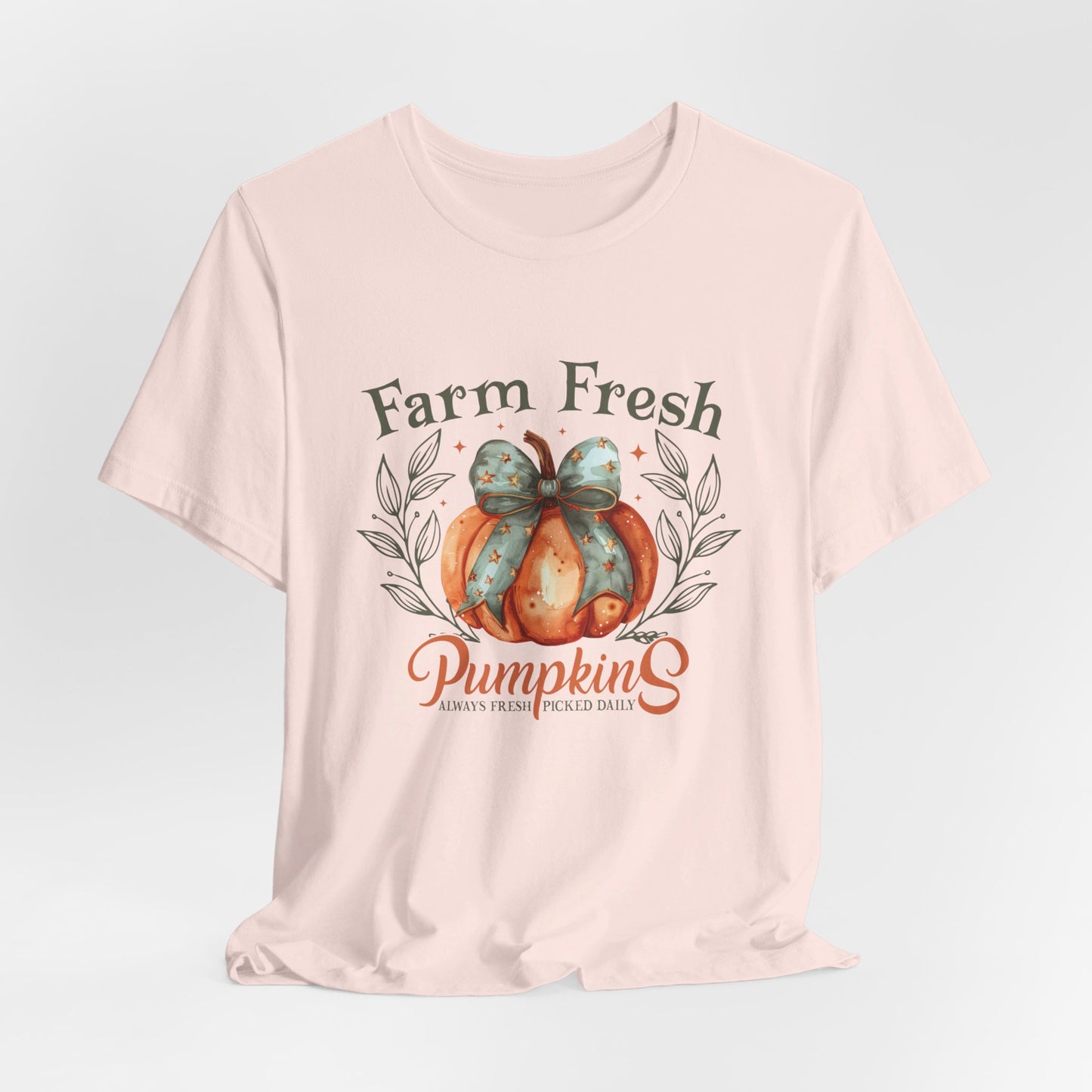 Farm Fresh Pumpkin Bow Tee