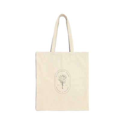 Wildflower Farms Logo Canvas Tote Bag