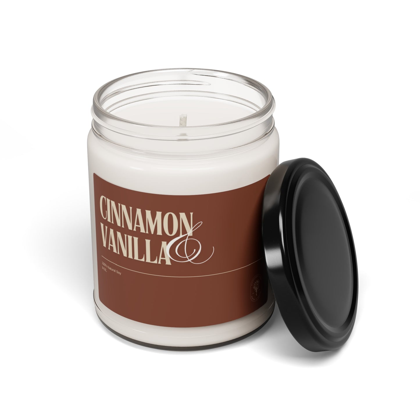 Cinnamon & Vanilla Soy Candle, 9oz